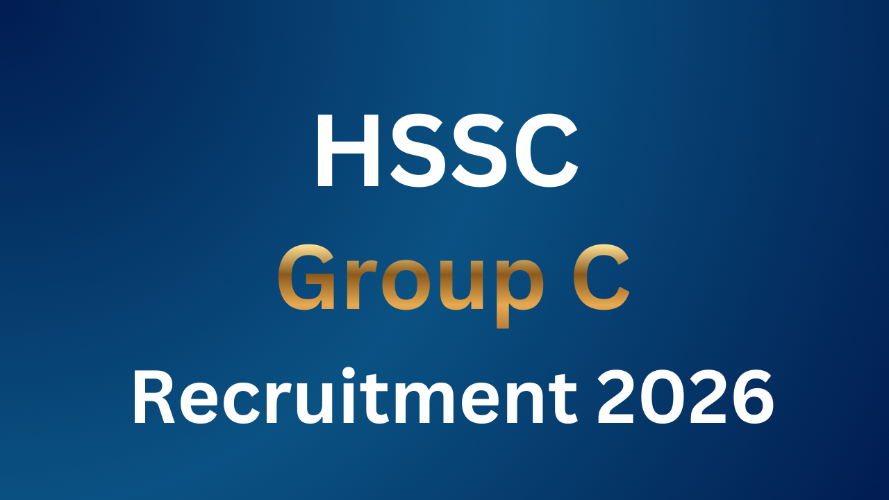 HSSC Group C Recruitment 2026