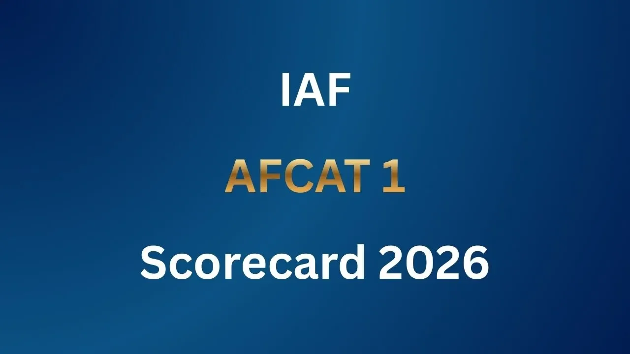 AFCAT 1 2026 Scorecard