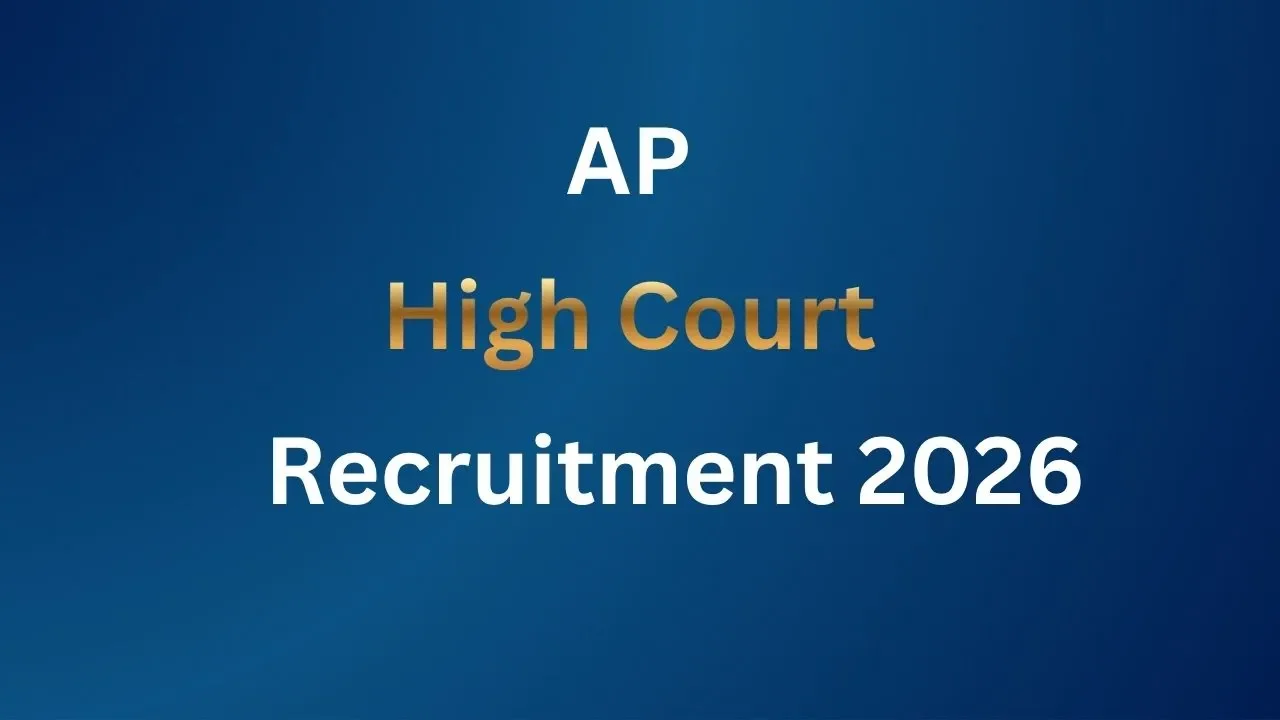 AP High Court Recruitment 2026