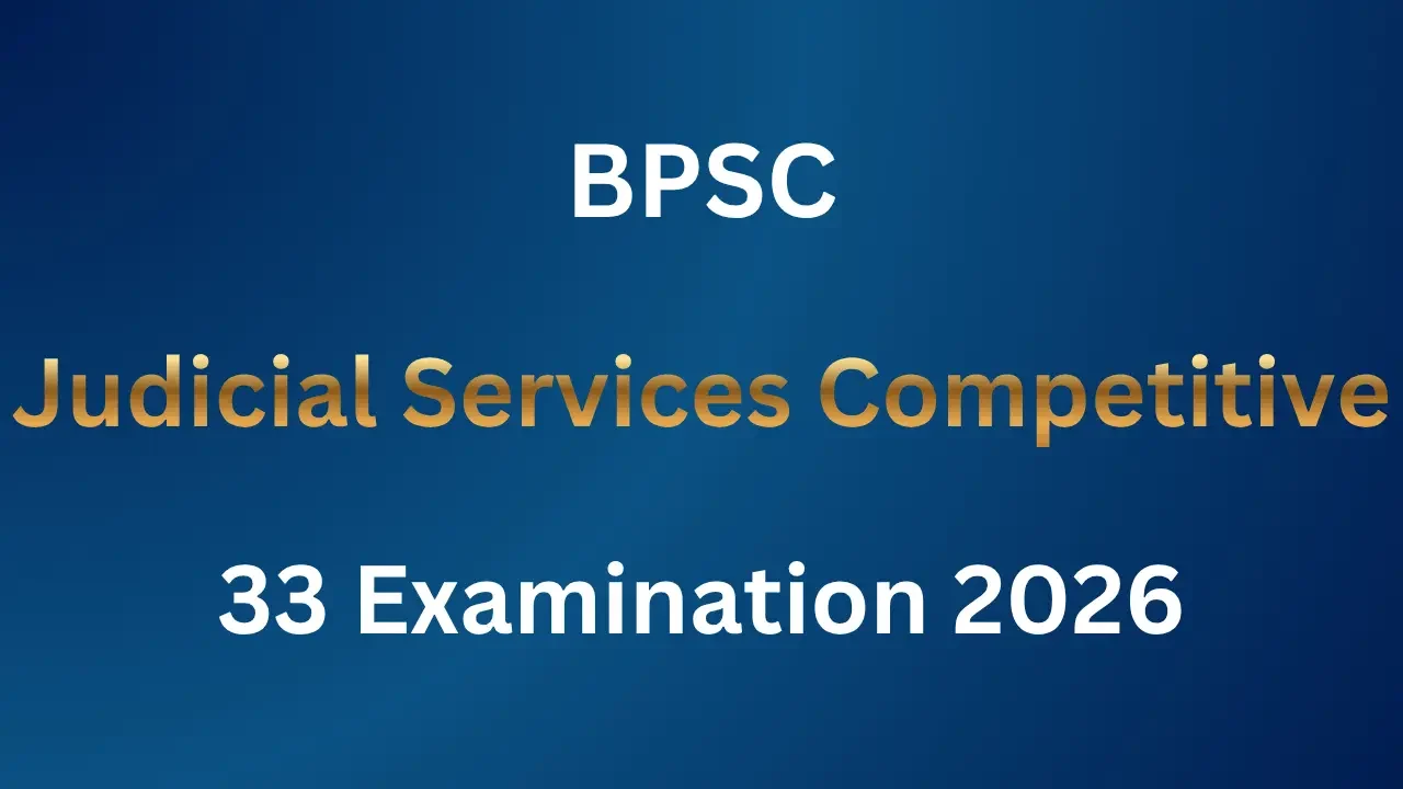 Bihar PCS Judge Recruitment 2026