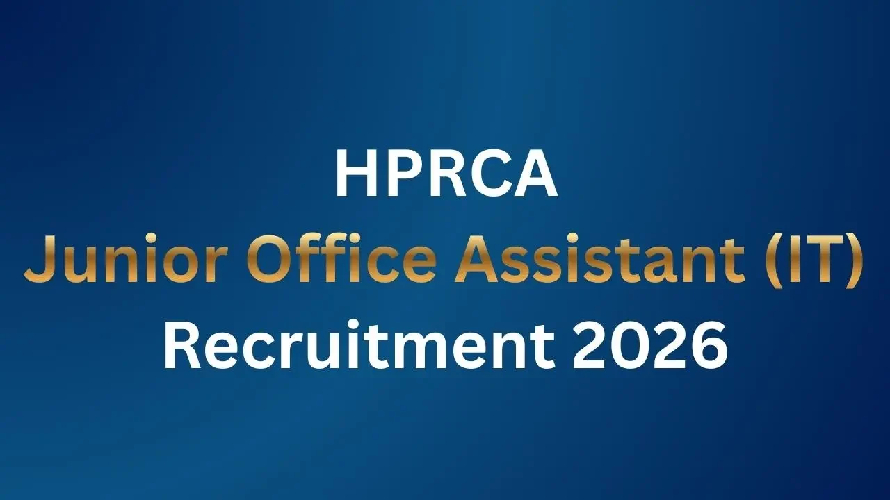 HPRCA JOA Recruitment 2026