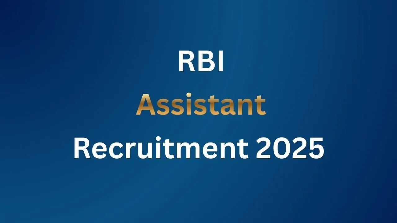RBI Assistant Recruitment 2025