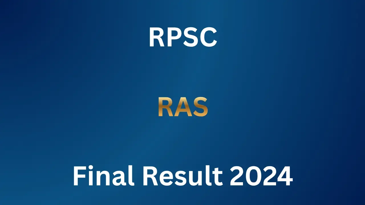 RPSC RAS Final Result 2024