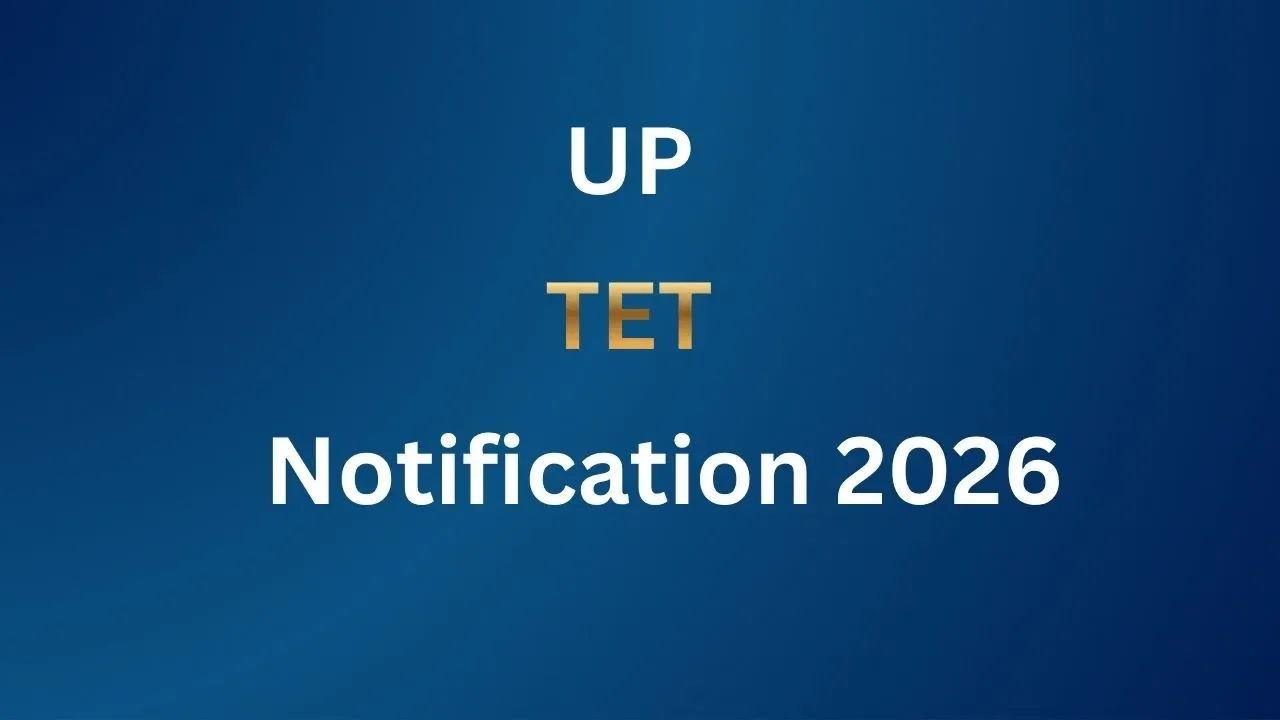 UP TET Notification 2026